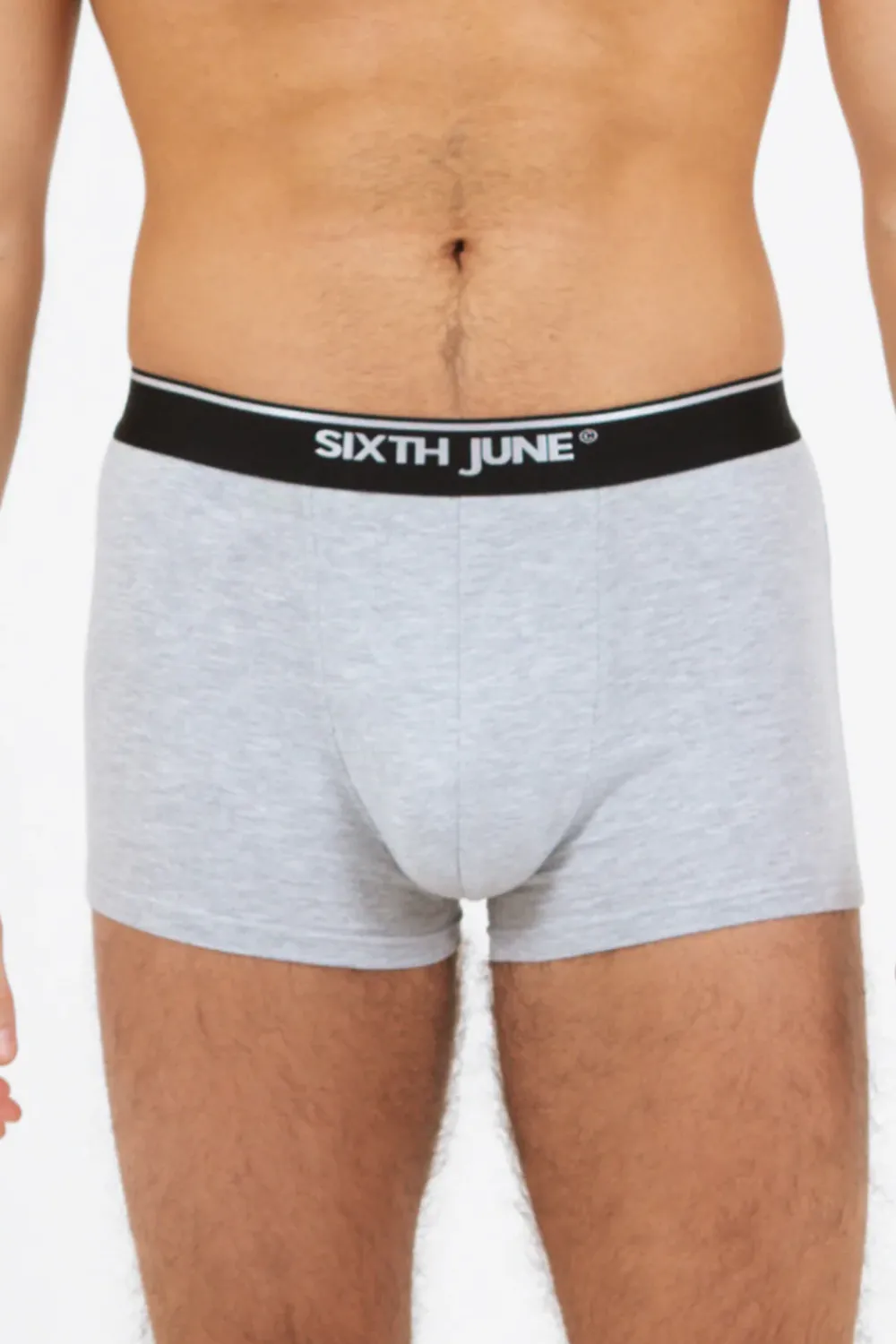 Homme Sixth June Sous Vêtements | Boxer Uni Bande Gris