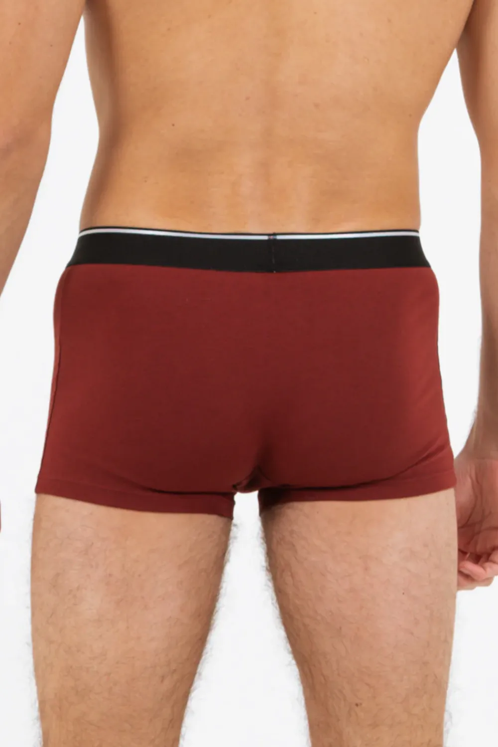 boxer_uni_bande_rouge_bordeaux_2.webp Homme Sixth June Sous Vêtements | Boxer Uni Bande Rouge Bordeaux