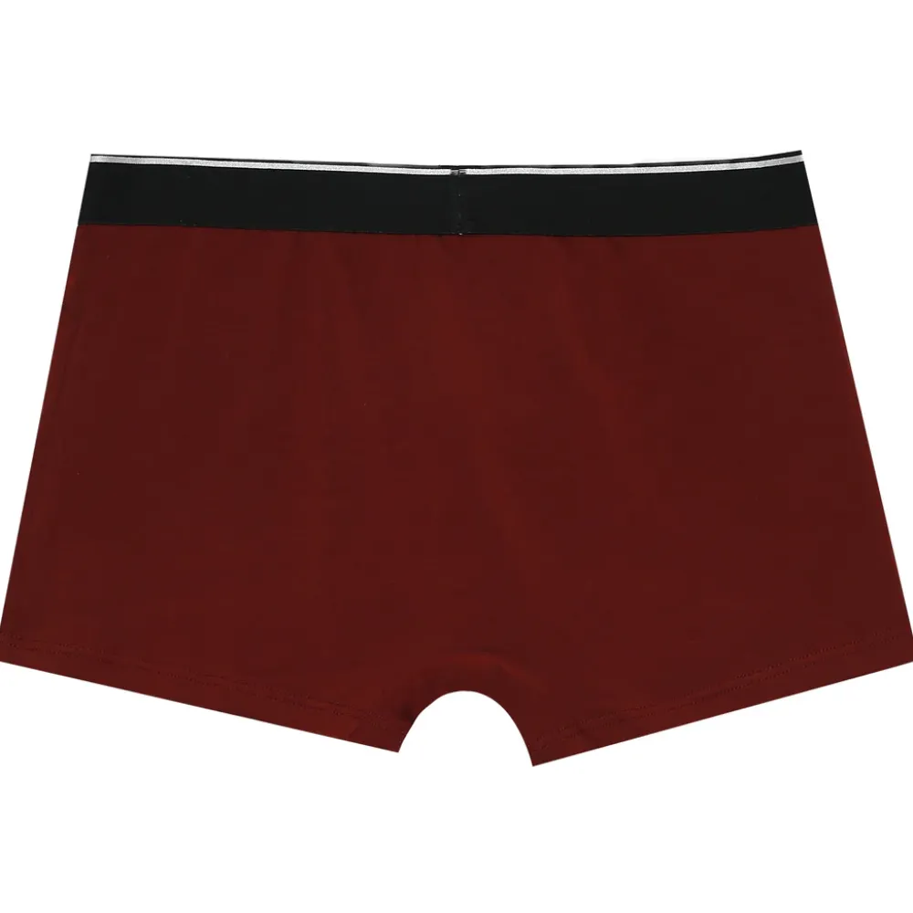 boxer_uni_bande_rouge_bordeaux_3.webp Homme Sixth June Sous Vêtements | Boxer Uni Bande Rouge Bordeaux