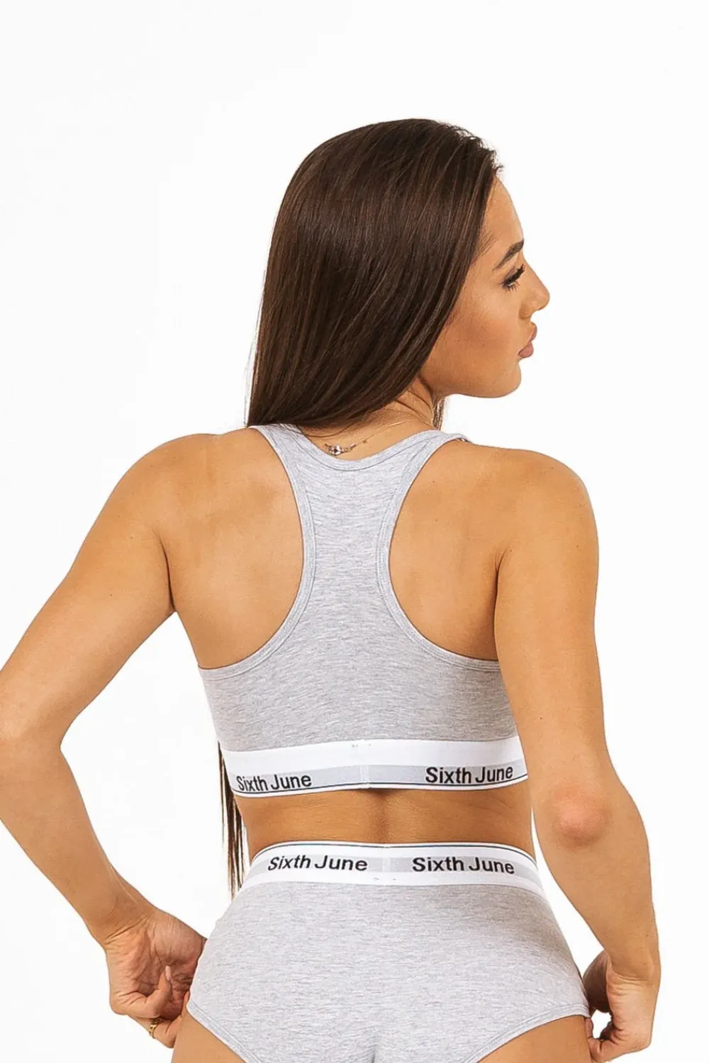 brassiere_dos_croise_gris_3.webp Femme Sixth June Sous Vêtements | Brassiere Dos Croise Gris