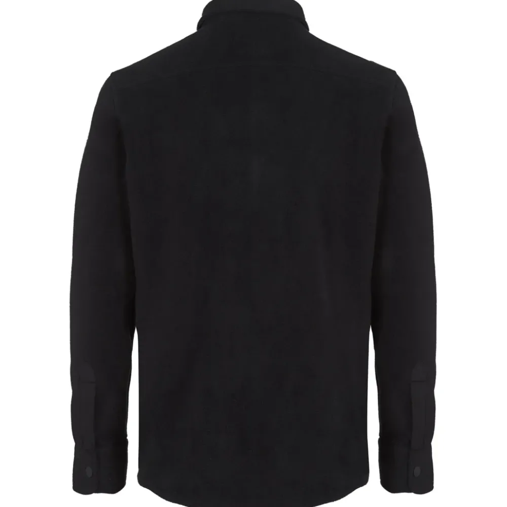 chemise_polaire_poche_noir_6.webp Homme Sixth June Hauts | Chemise Polaire Poche Noir