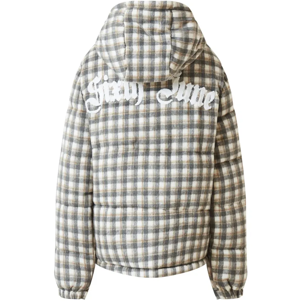 doudoune_carreaux_effet_laine_gris_7.webp Homme Sixth June Manteaux | Doudoune Carreaux Effet Laine Gris