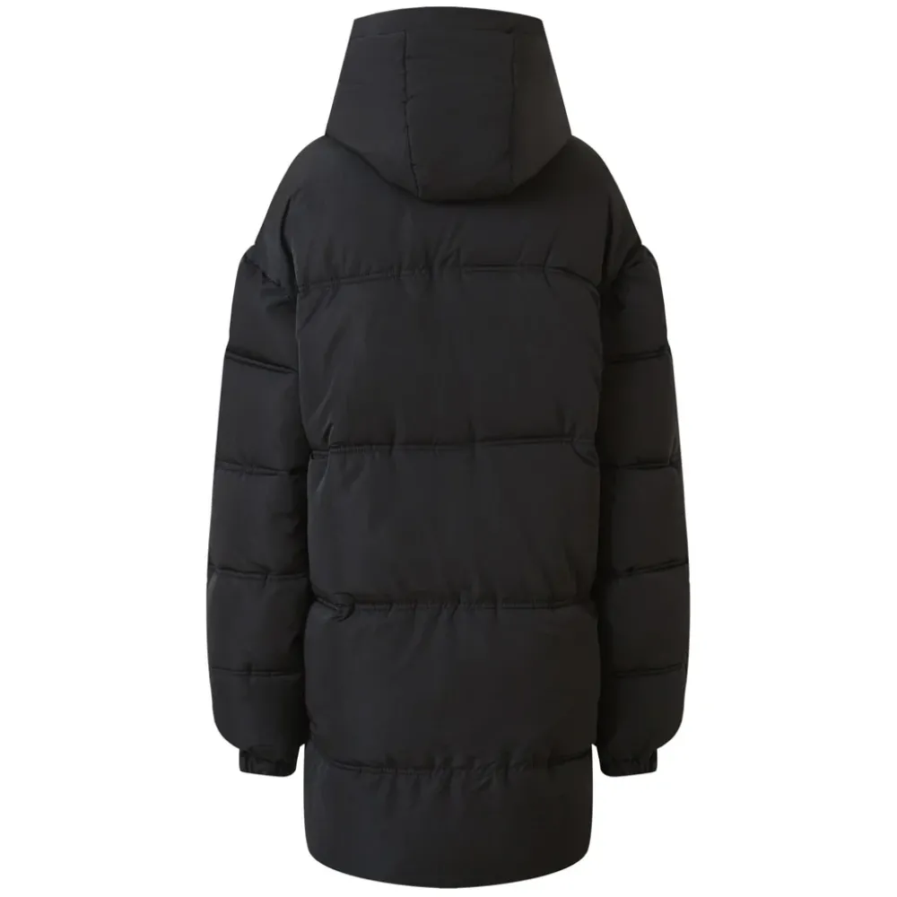 Homme Sixth June Manteaux | Doudoune Longue Matelassee Noir