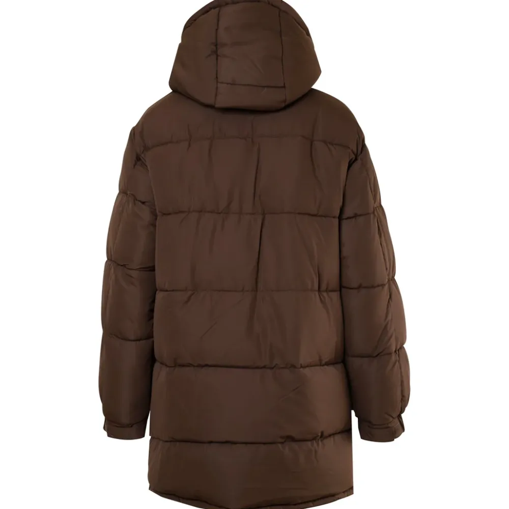 Femme Sixth June Manteaux | Doudoune Longue Oversize Marron