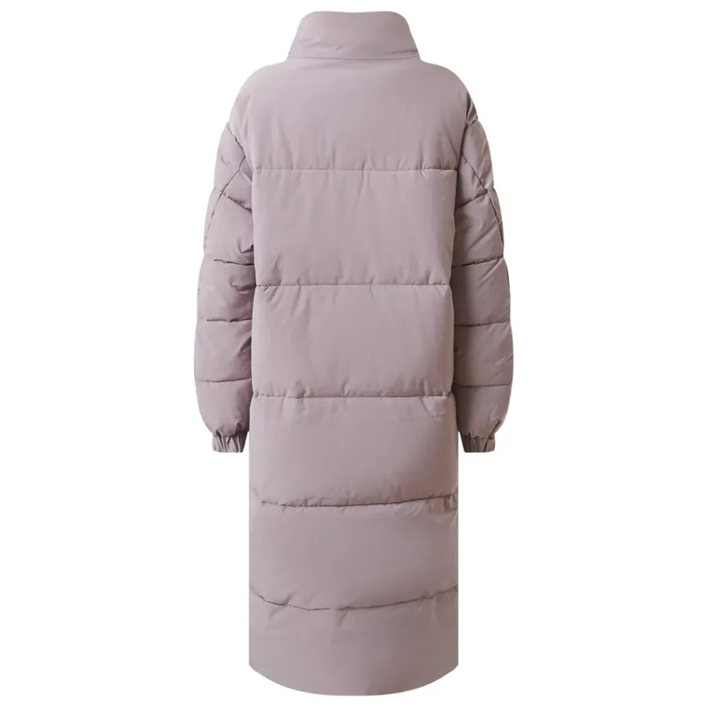Femme Sixth June Manteaux | Doudoune Longue Oversize Violet