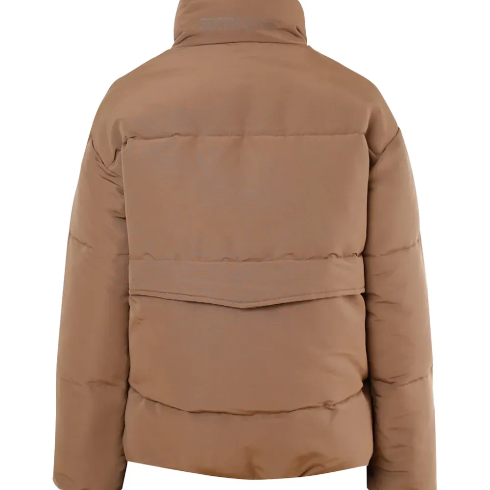 doudoune_oversize_matelassee_marron_6.webp Femme Sixth June Manteaux | Doudoune Oversize Matelassee Marron