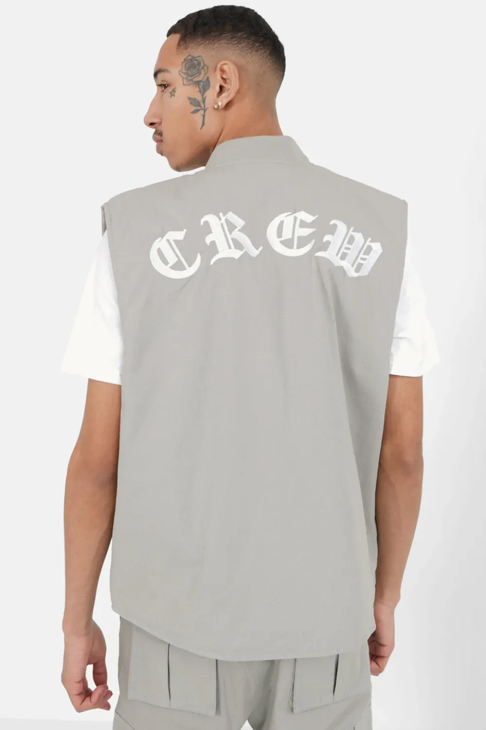 gilet_zip_crew_gris_clair_4.webp Homme Sixth June Sweats | Gilet Zip Crew Gris Clair