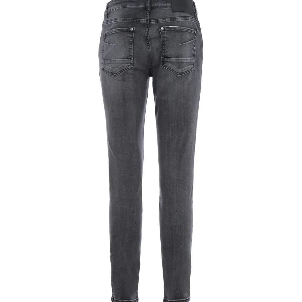 Homme Sixth June Pantalons | Jean Slim Delave Gris Fonce