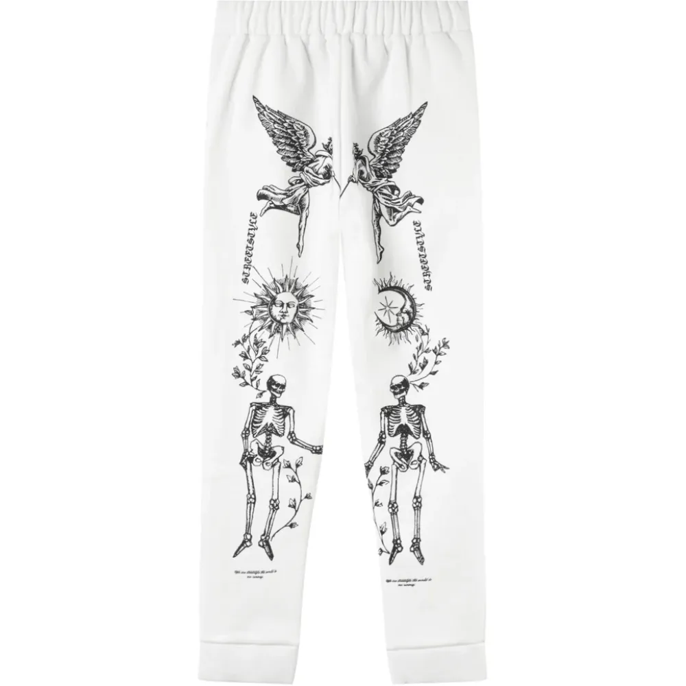 jogging_imprimes_inspiration_tarot_blanc_5.webp Homme Sixth June Pantalons | Jogging Imprimes Inspiration Tarot Blanc