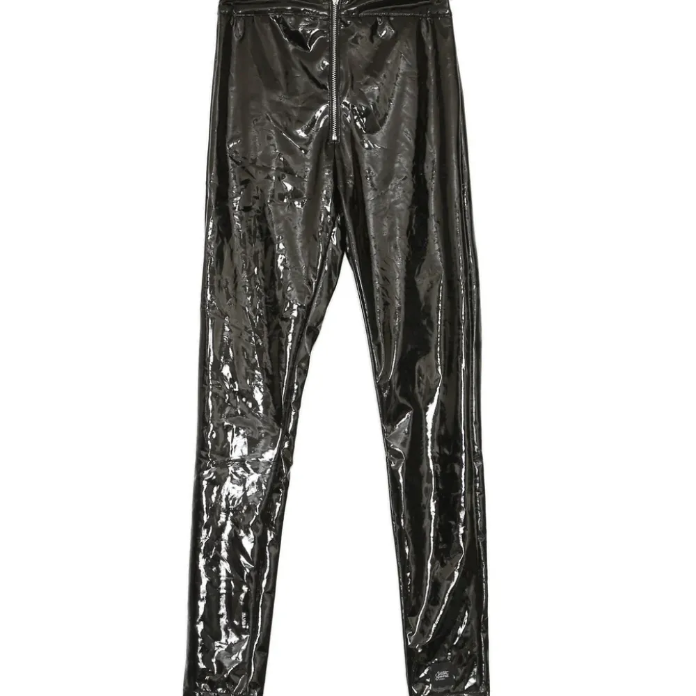 legging_vinyle_zip_noir_4.webp Femme Sixth June Pantalons | Legging Vinyle Zip Noir