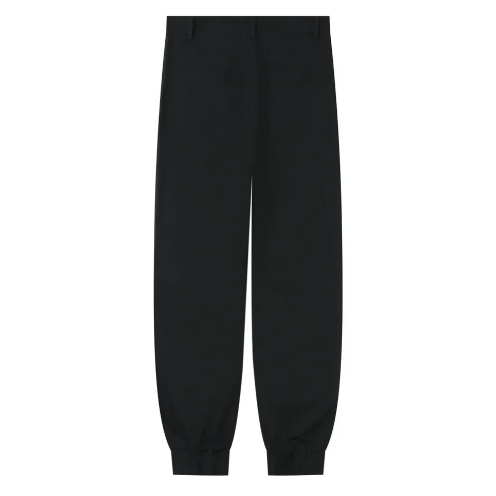pantalon_cargo_chevilles_elastique_noir_6.webp Femme Sixth June Pantalons | Pantalon Cargo Chevilles Elastique Noir