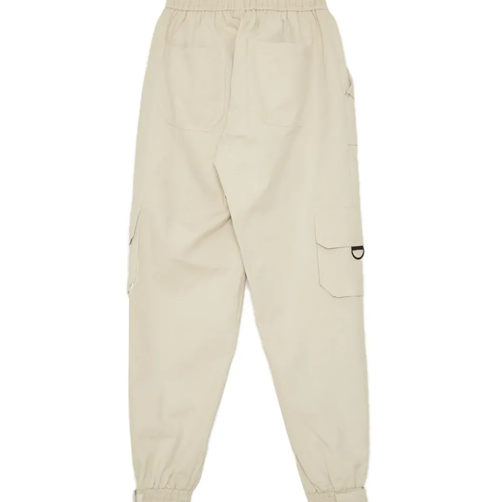 pantalon_cargo_logo_large_beige_6.webp Femme Sixth June Pantalons | Pantalon Cargo Logo Large Beige