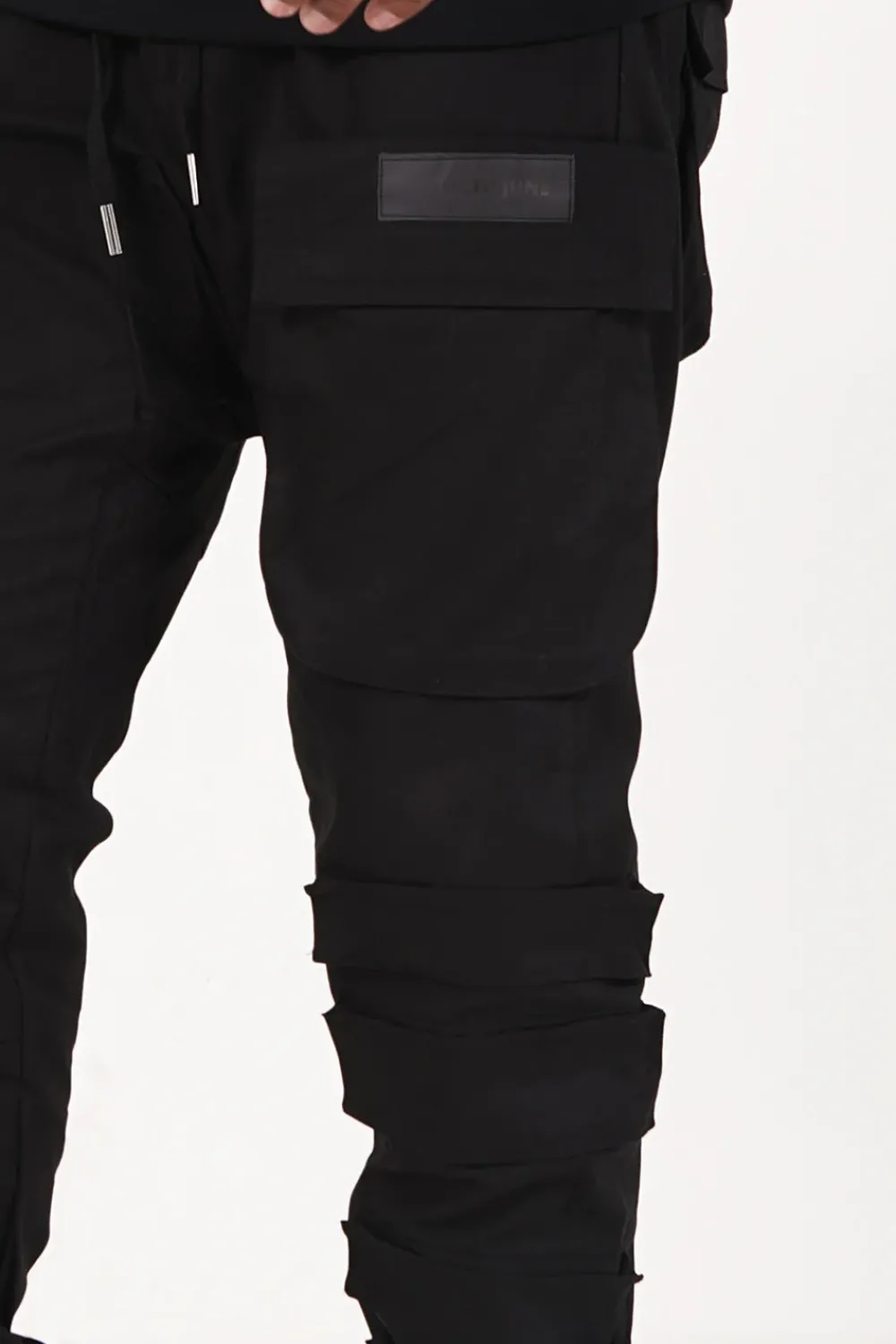 pantalon_cargo_tactique_large_noir_2-1.webp Homme Sixth June Pantalons | Pantalon Cargo Tactique Large Noir