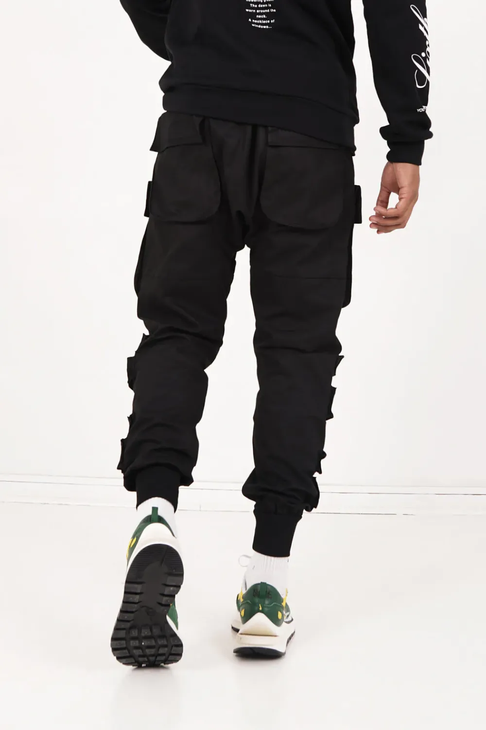 pantalon_cargo_tactique_large_noir_4-1.webp Homme Sixth June Pantalons | Pantalon Cargo Tactique Large Noir