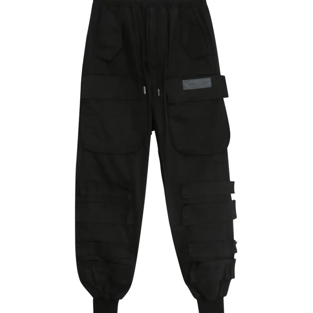 pantalon_cargo_tactique_large_noir_5-1.webp Homme Sixth June Pantalons | Pantalon Cargo Tactique Large Noir
