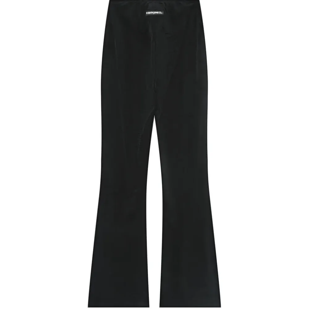 pantalon_cordons_velours_cotele_noir_6.webp Femme Sixth June Pantalons | Pantalon Cordons Velours Cotele Noir