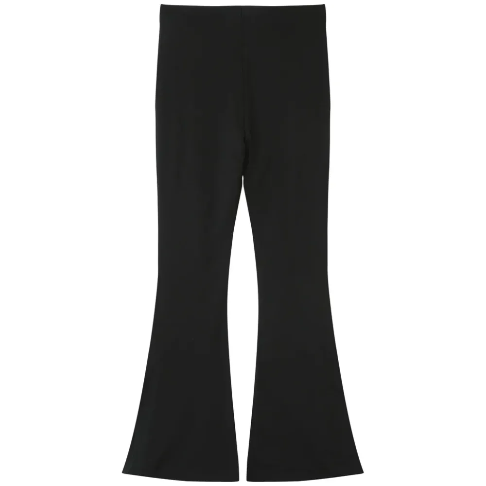 pantalon_flare_bijoux_noir_6.webp Femme Sixth June Pantalons | Pantalon Flare Bijoux Noir