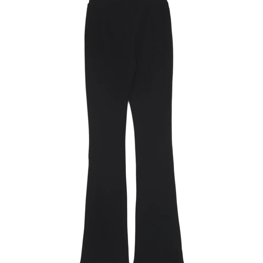 pantalon_flare_fente_noir_6.webp Femme Sixth June Pantalons | Pantalon Flare Fente Noir