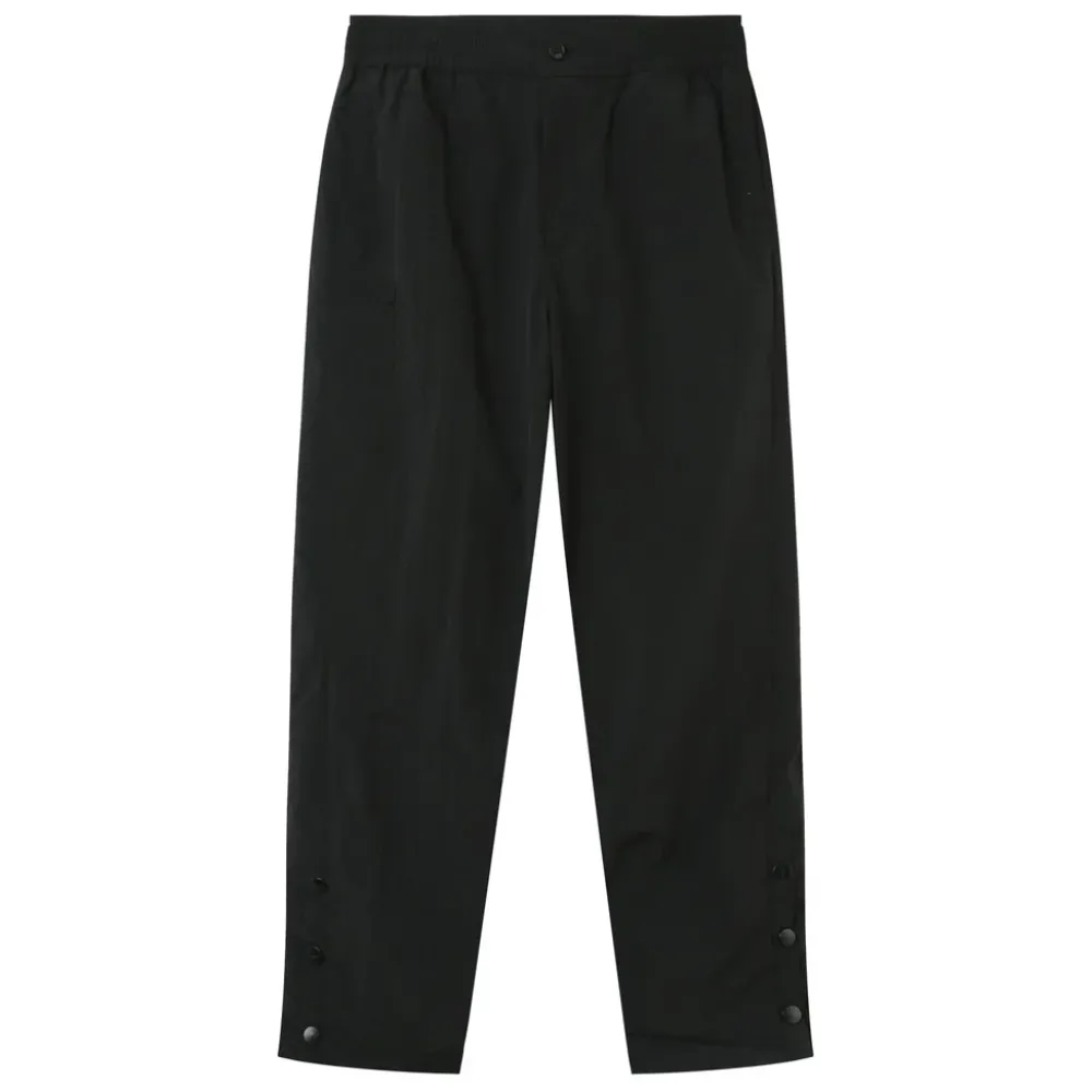 pantalon_leger_boutons_broderie_noir_5.webp Homme Sixth June Pantalons | Pantalon Leger Boutons Broderie Noir