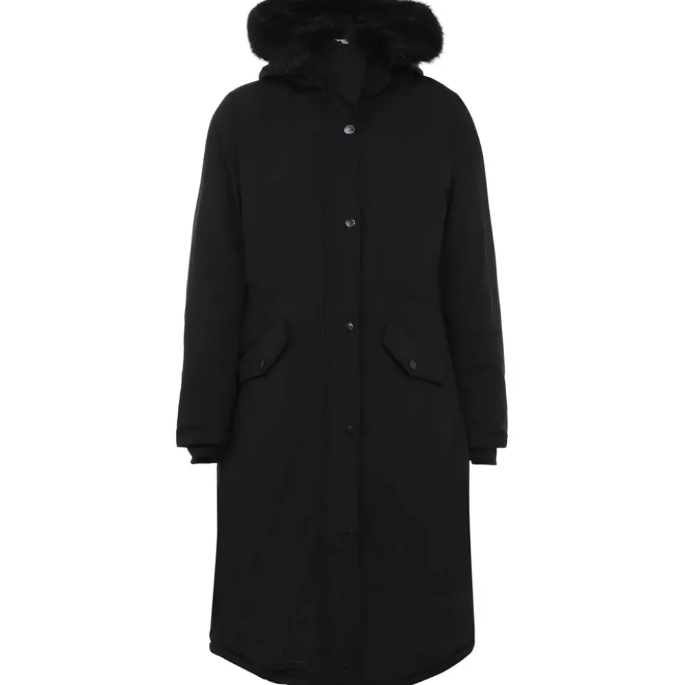 parka_longue_interieur_polaire_noir_5.webp Femme Sixth June Manteaux | Parka Longue Interieur Polaire Noir