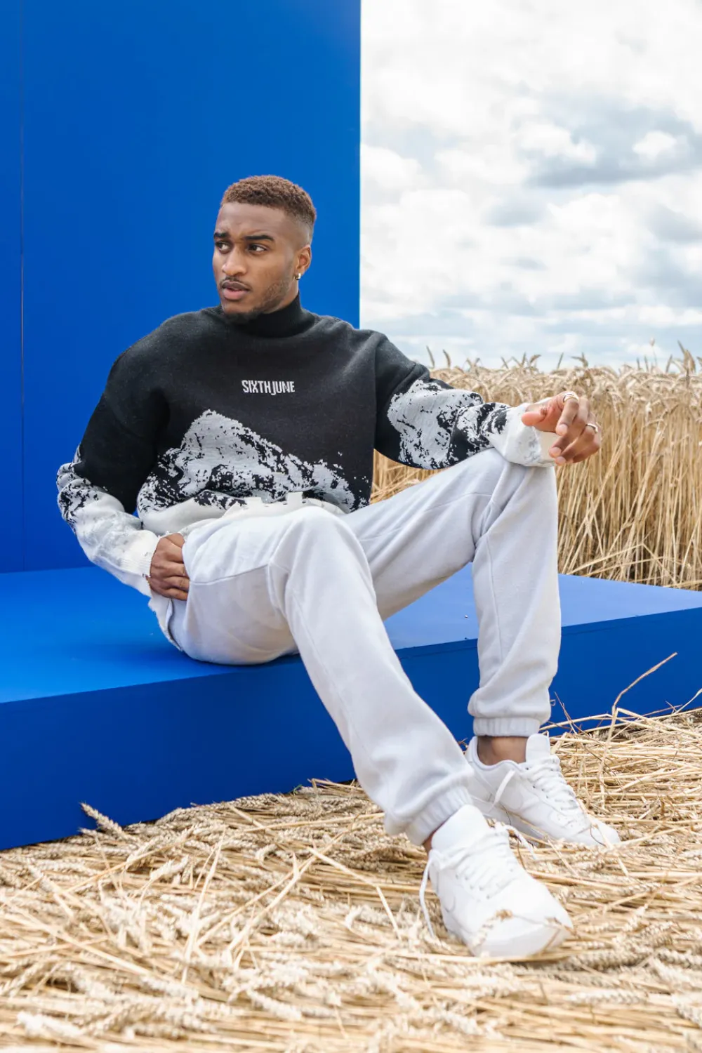 pull_imprime_montagne_noir_5.webp Homme Sixth June Sweats | Pull Imprime Montagne Noir