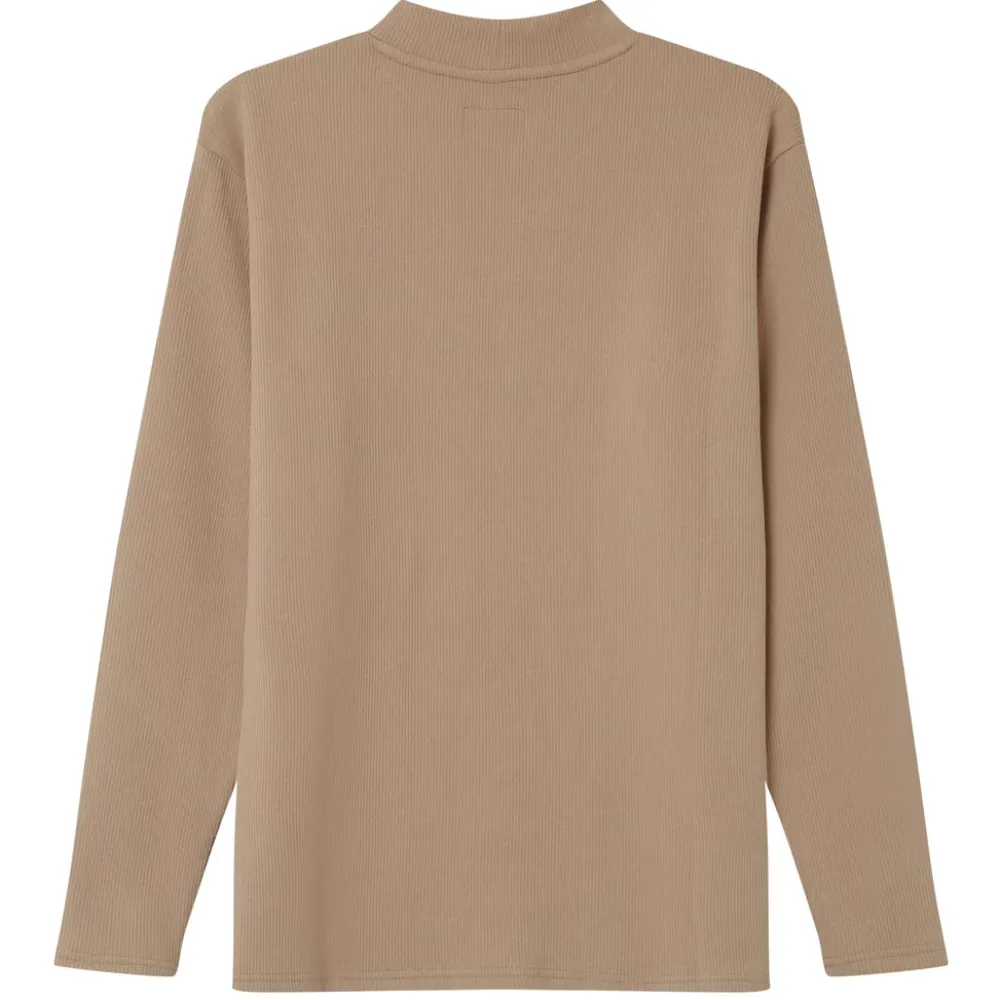 pull_maille_logo_brode_beige_6.webp Homme Sixth June Sweats | Pull Maille Logo Brode Beige