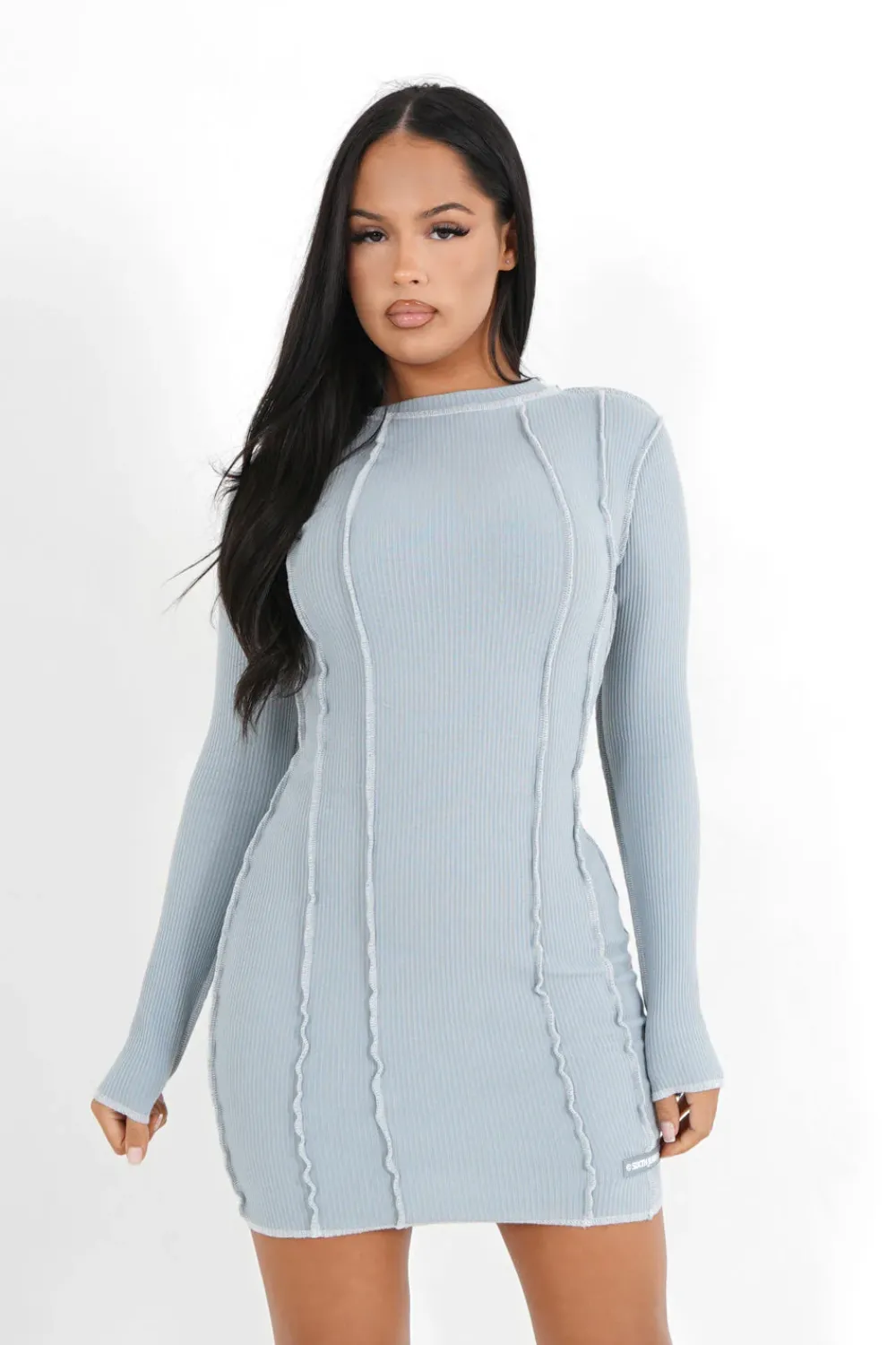 Femme Sixth June Robes | Robe Couture Surfilee Bleu