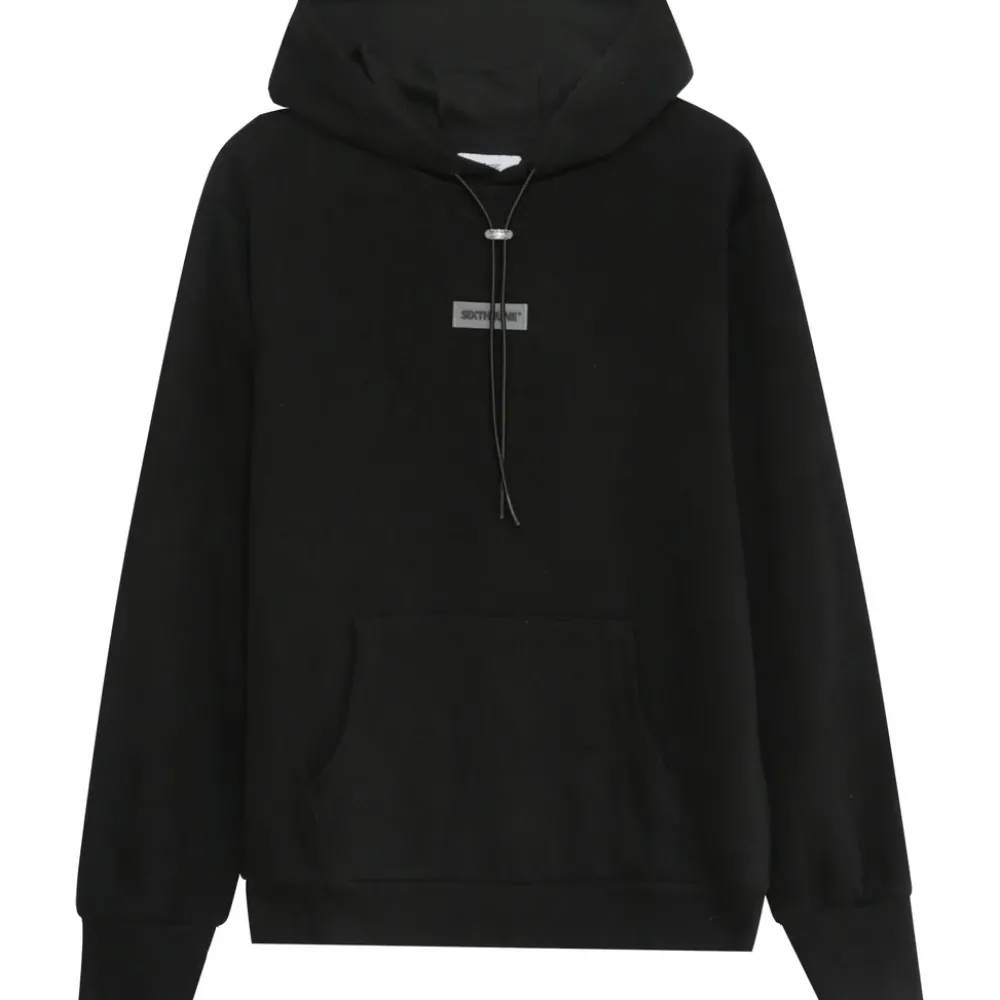 sweat_capuche_cotele_cordon_noir_5.webp Homme Sixth June Sweats | Sweat Capuche Cotele Cordon Noir