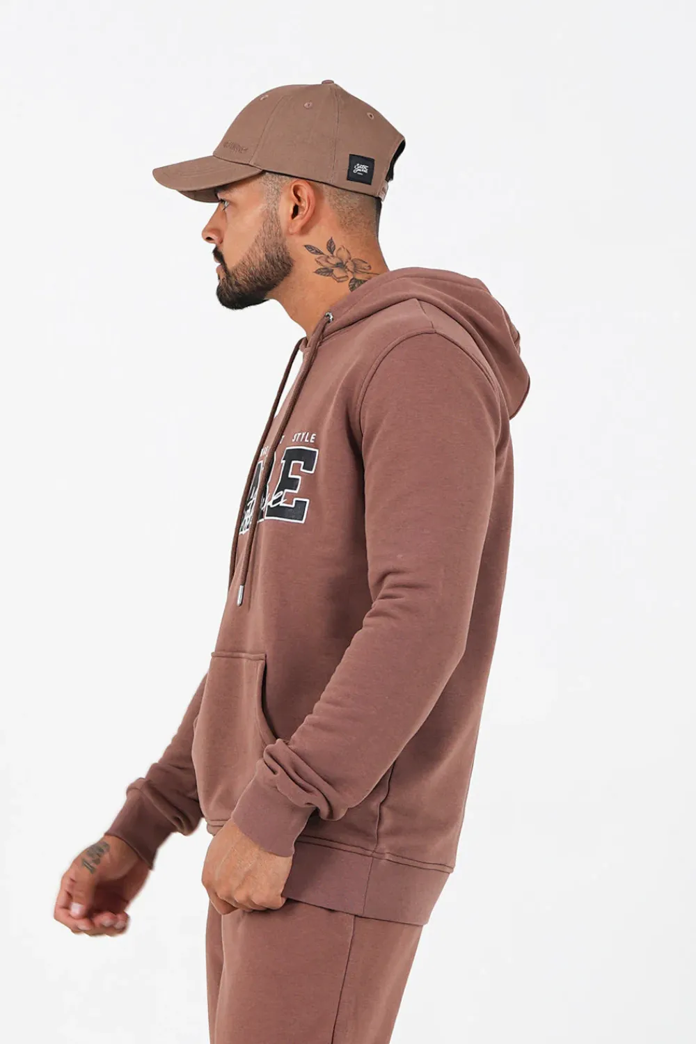 sweat_capuche_dare_marron_3.webp Homme Sixth June Sweats | Sweat Capuche Dare Marron