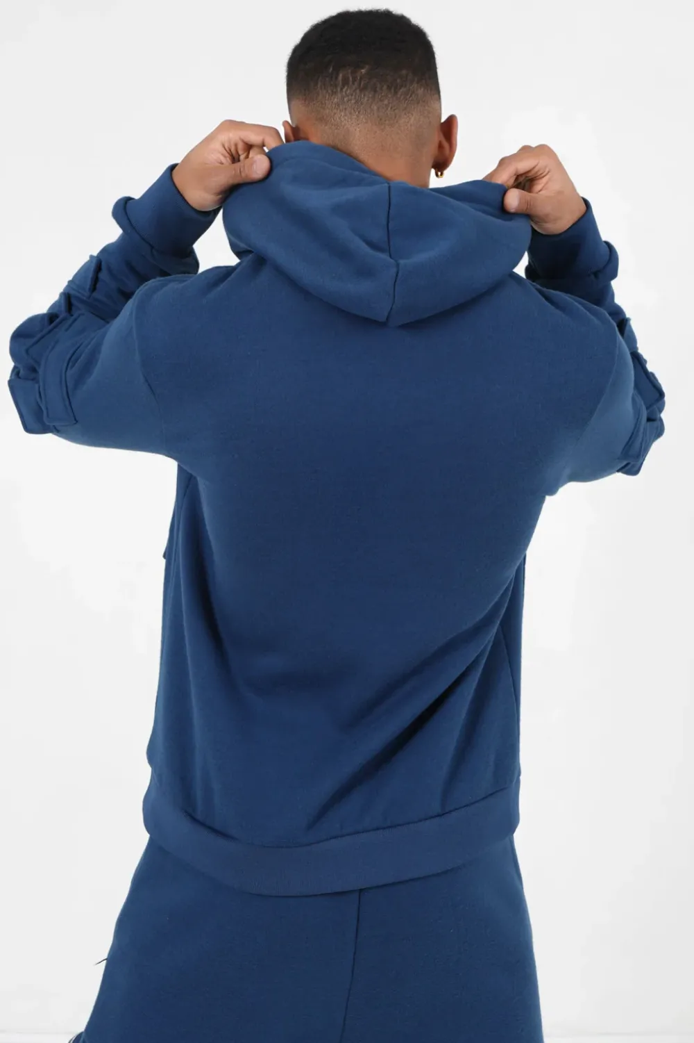 sweat_capuche_petit_sac_bleu_fonce_4.webp Homme Sixth June Sweats | Sweat Capuche Petit Sac Bleu Fonce