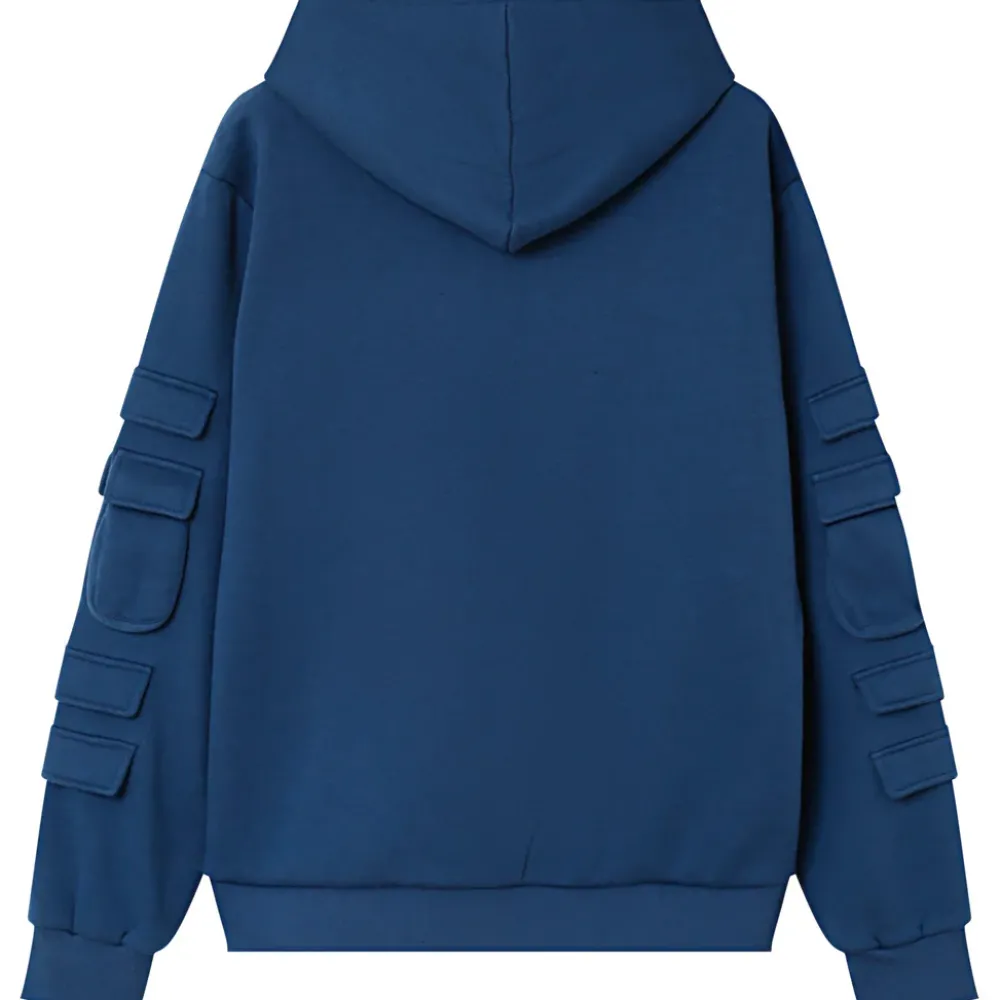 sweat_capuche_petit_sac_bleu_fonce_6.webp Homme Sixth June Sweats | Sweat Capuche Petit Sac Bleu Fonce