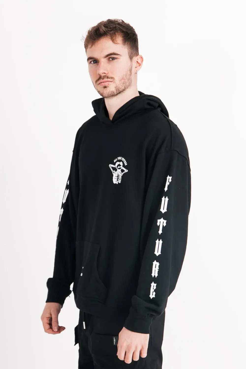 sweat_capuche_squelette_gothique_noir_3.webp Homme Sixth June Sweats | Sweat Capuche Squelette Gothique Noir