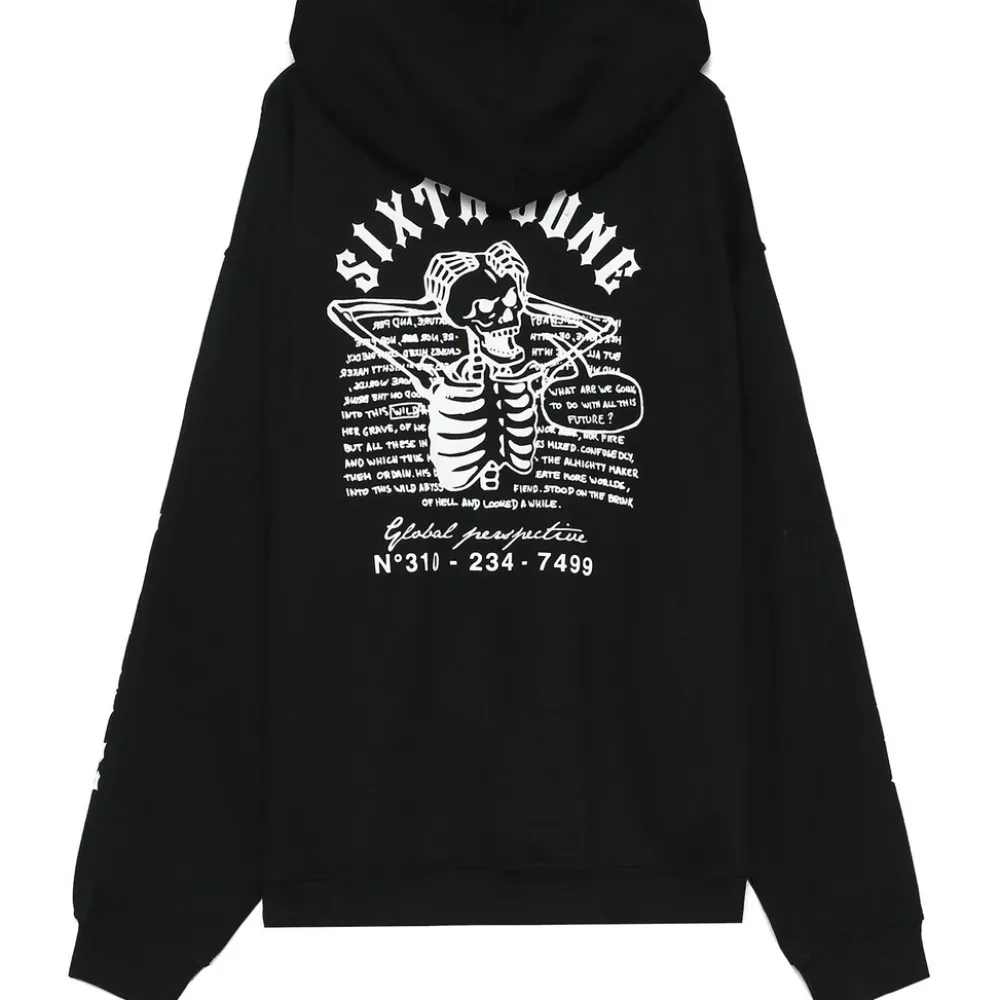 sweat_capuche_squelette_gothique_noir_5.webp Homme Sixth June Sweats | Sweat Capuche Squelette Gothique Noir