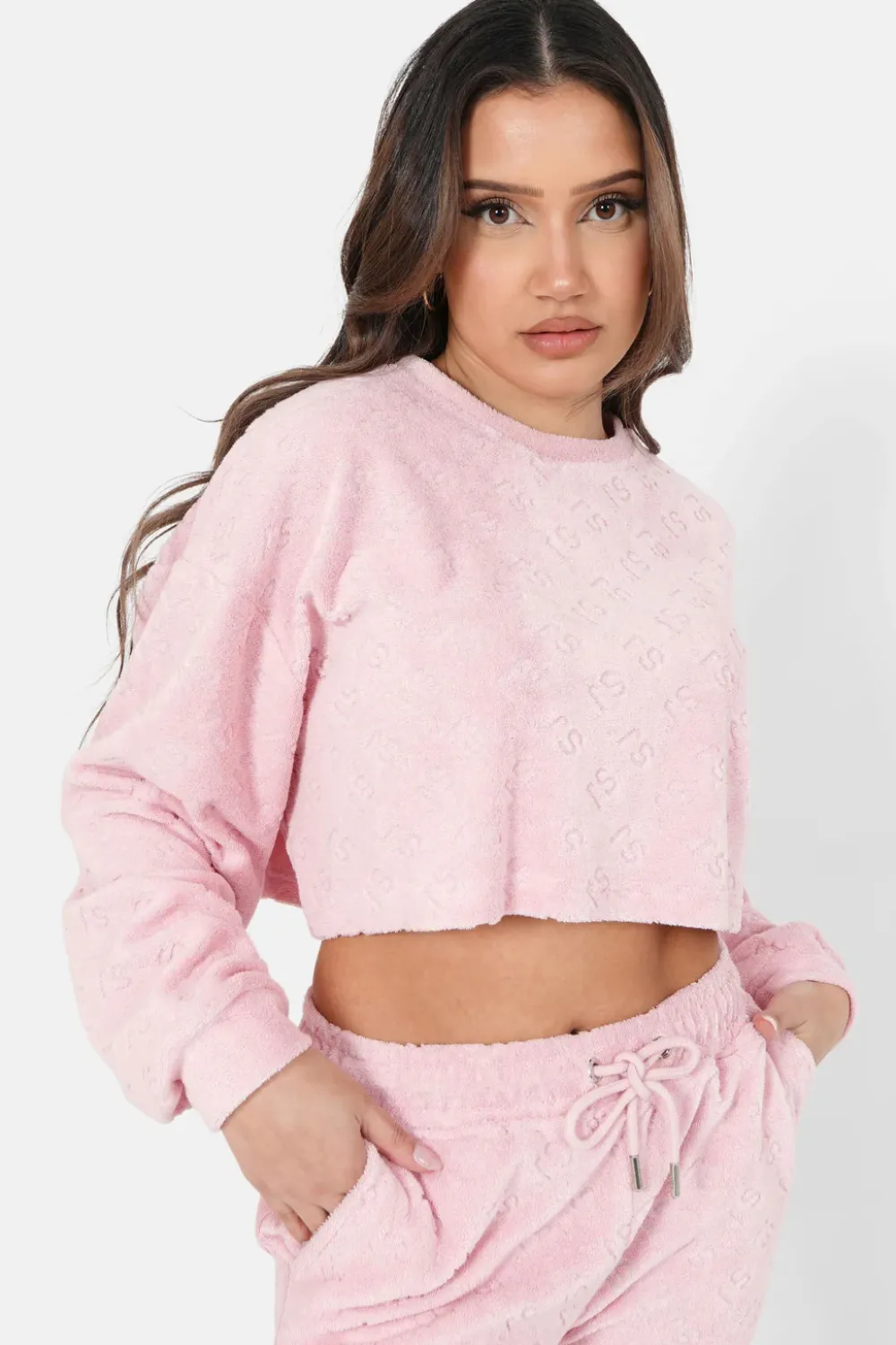 Femme Sixth June Sweats | Sweat Court Monogramme Towel Rose