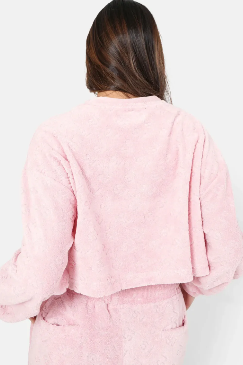 sweat_court_monogramme_towel_rose_4.webp Femme Sixth June Sweats | Sweat Court Monogramme Towel Rose