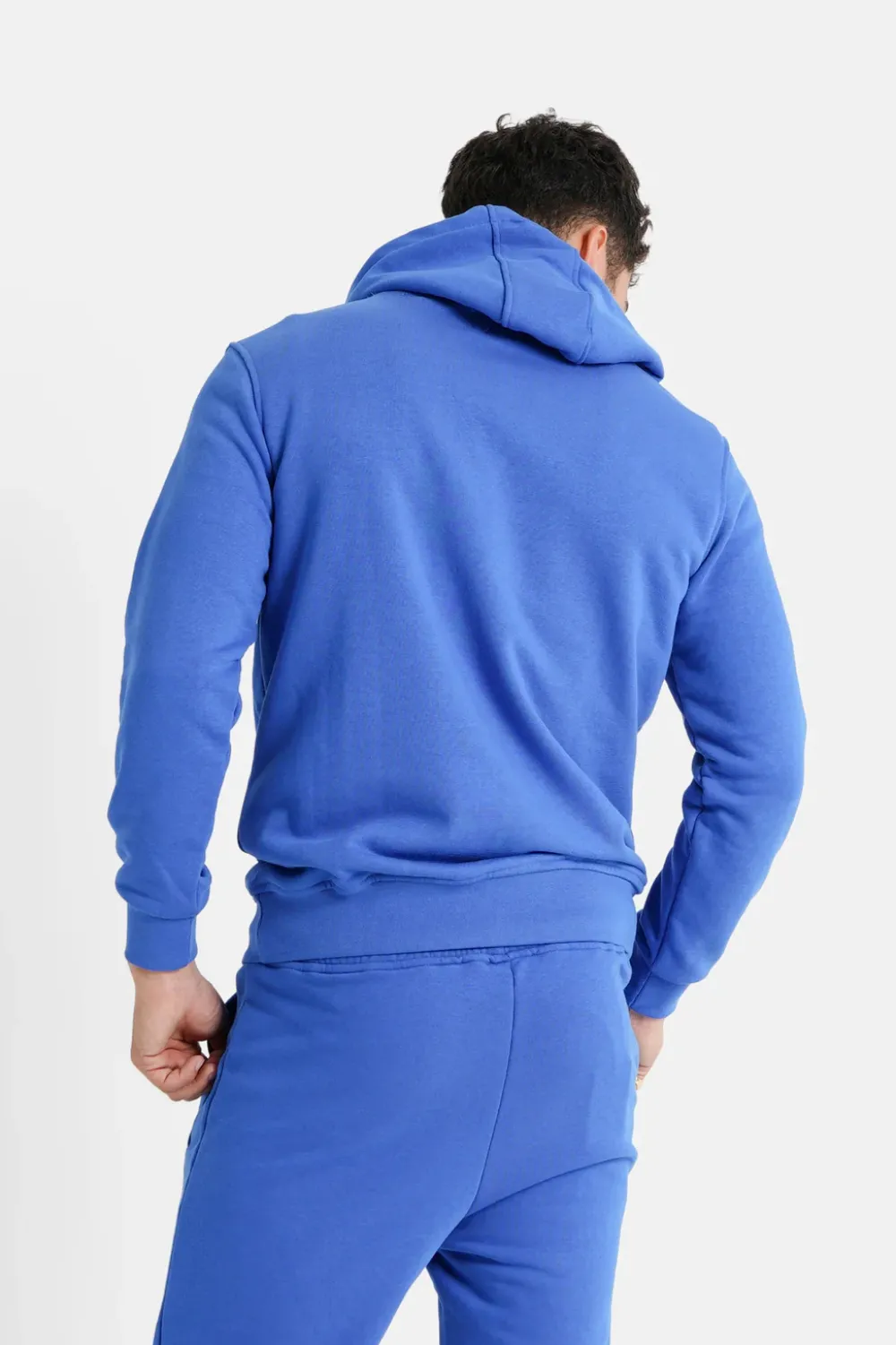 sweatshirt_capuche_logo_brode_bleu_fonce_4.webp Homme Sixth June Sweats | Sweatshirt Capuche Logo Brode Bleu Fonce