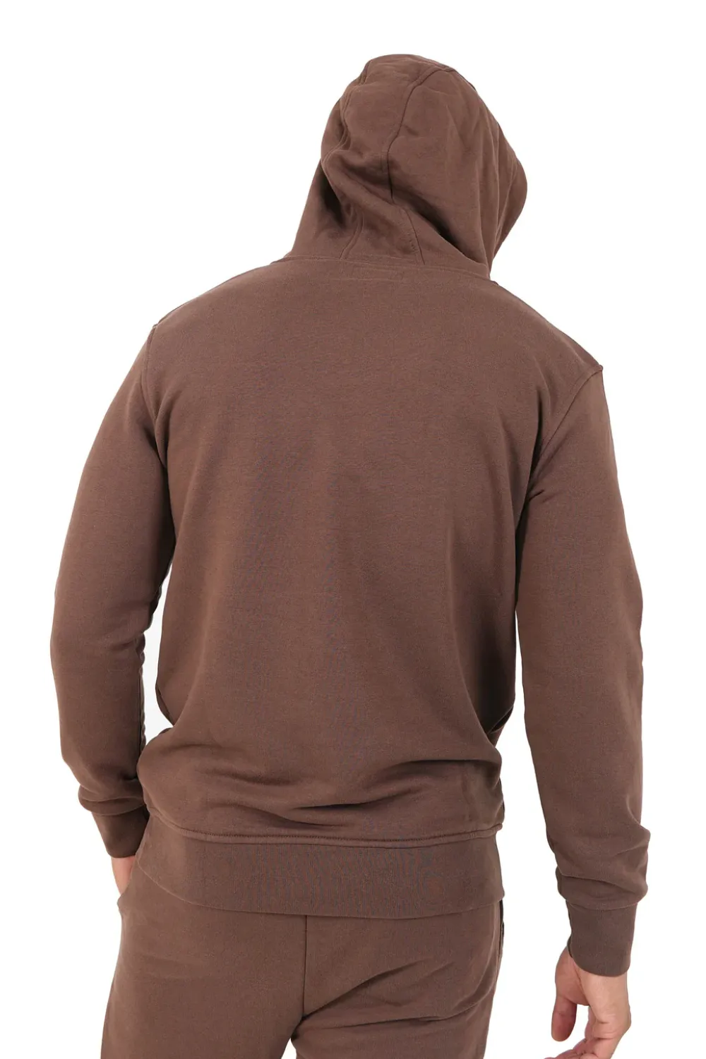 sweatshirt_capuche_logo_brode_marron_4.webp Homme Sixth June Sweats | Sweatshirt Capuche Logo Brode Marron
