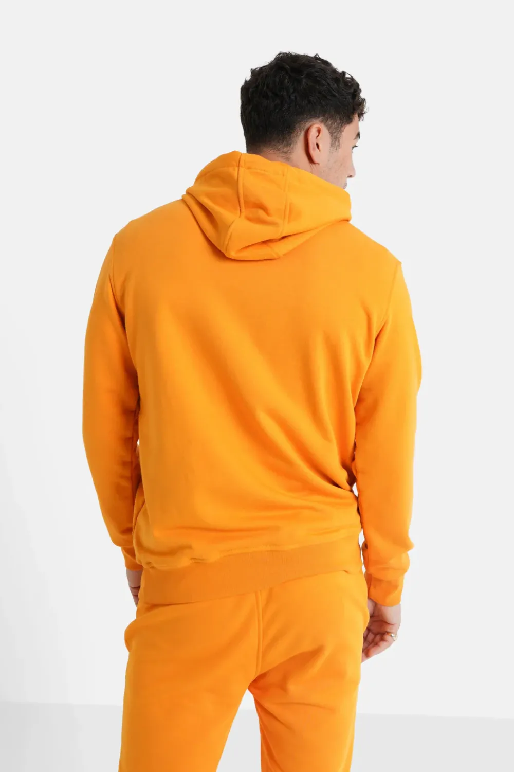sweatshirt_capuche_logo_brode_orange_4.webp Homme Sixth June Sweats | Sweatshirt Capuche Logo Brode Orange