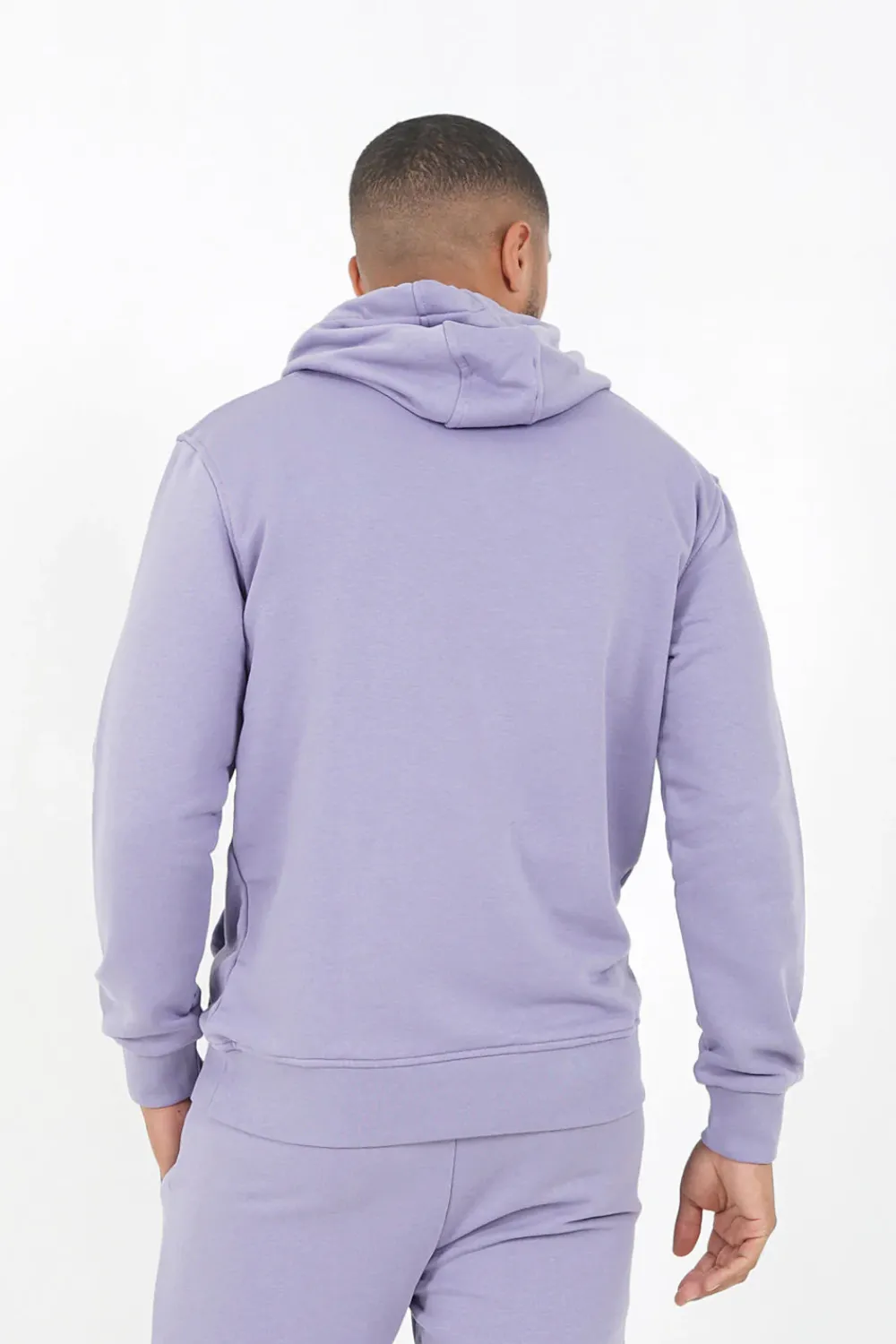 sweatshirt_capuche_logo_brode_violet_4.webp Homme Sixth June Sweats | Sweatshirt Capuche Logo Brode Violet