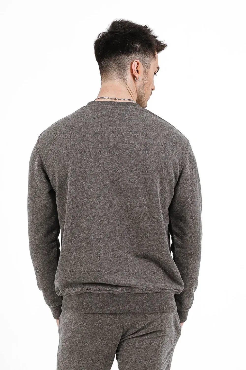 sweatshirt_soft_logo_brode_gris_fonce_4.webp Homme Sixth June Sweats | Sweatshirt Soft Logo Brode Gris Fonce