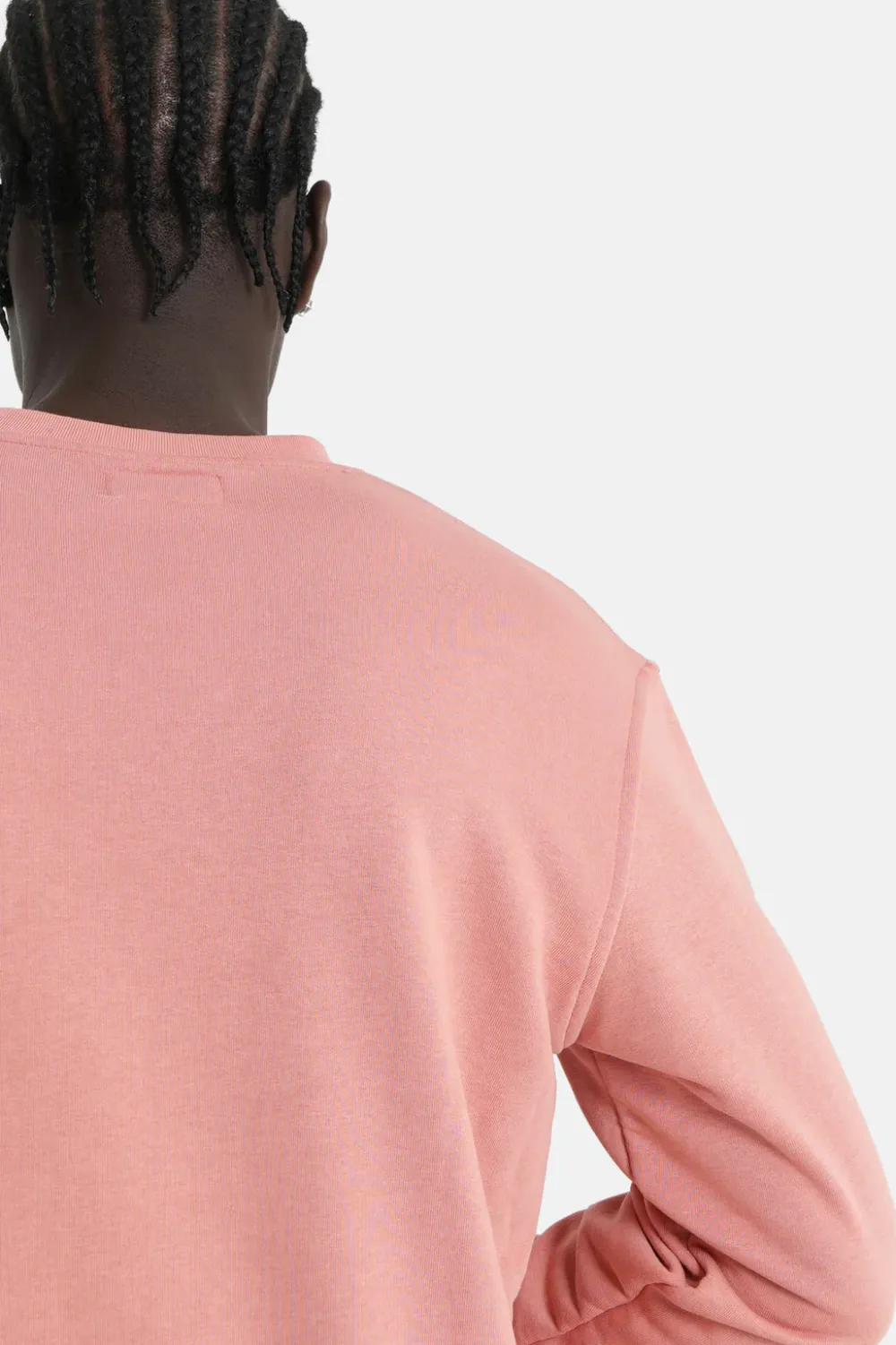 sweatshirt_soft_logo_brode_rose_clair_2.webp Homme Sixth June Sweats | Sweatshirt Soft Logo Brode Rose Clair