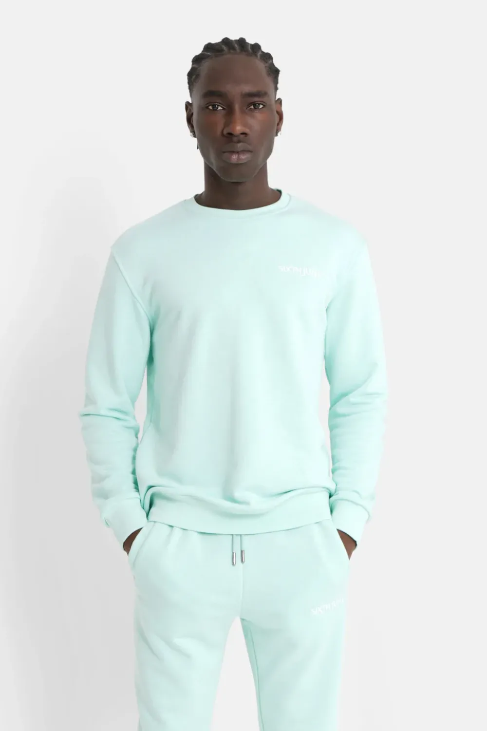 Homme Sixth June Sweats | Sweatshirt Soft Logo Brode Vert