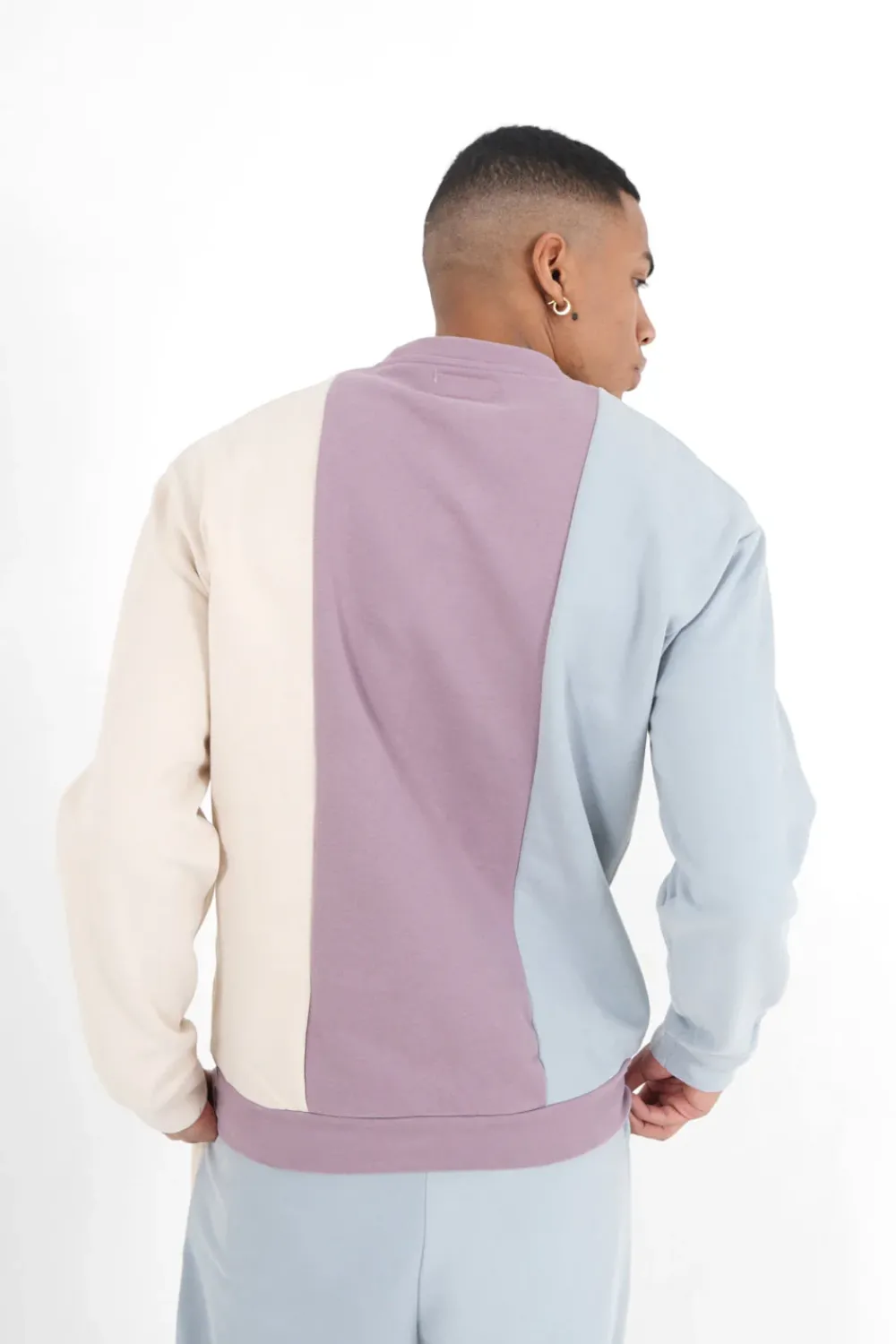 sweatshirt_tricolore_logo_multicolore_4.webp Homme Sixth June Sweats | Sweatshirt Tricolore Logo Multicolore