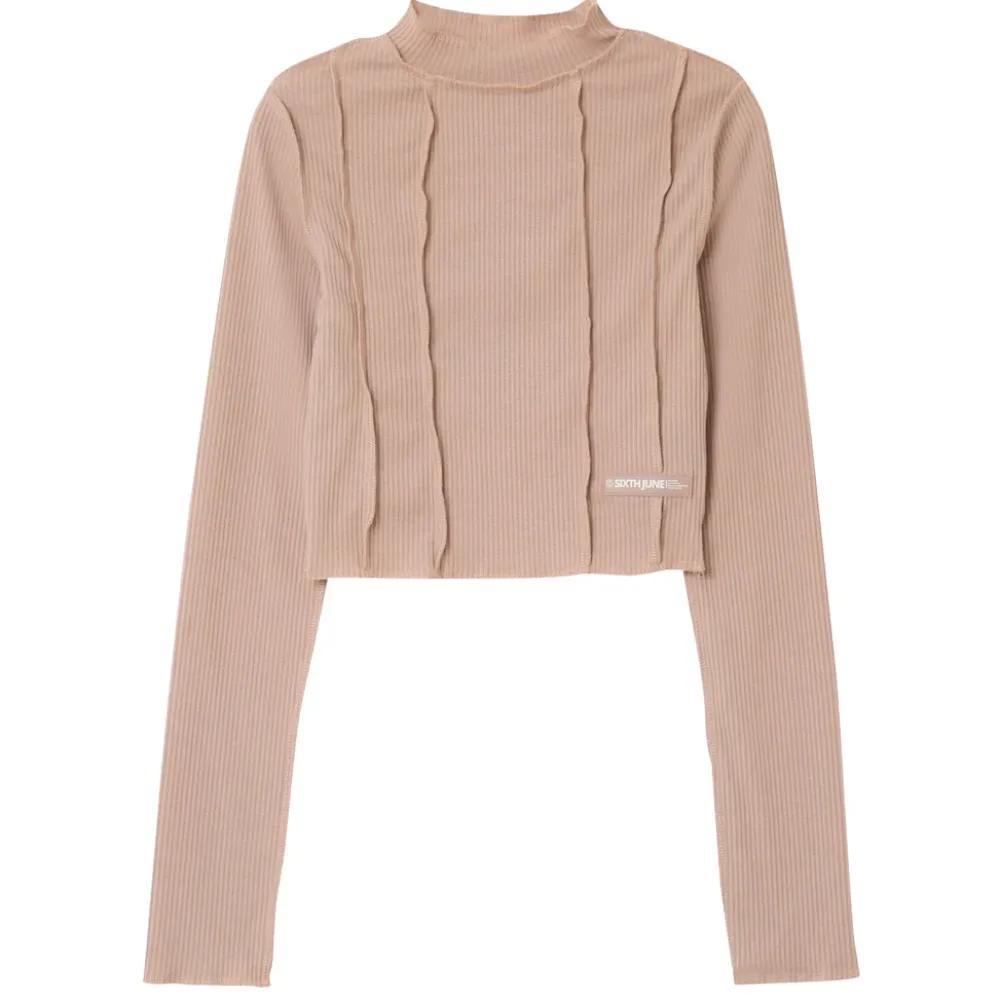 top_couture_surfilee_rose_clair_5.webp Femme Sixth June Hauts | Top Couture Surfilee Rose Clair