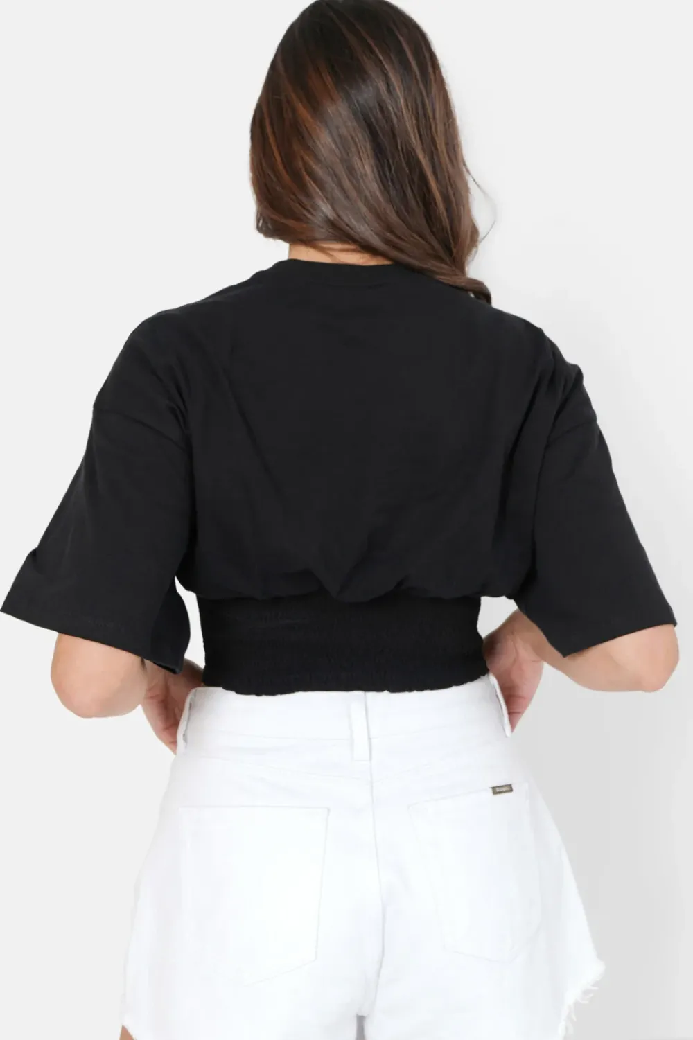 tshirt_corset_court_noir_4.webp Femme Sixth June Hauts | T-Shirt Corset Court Noir