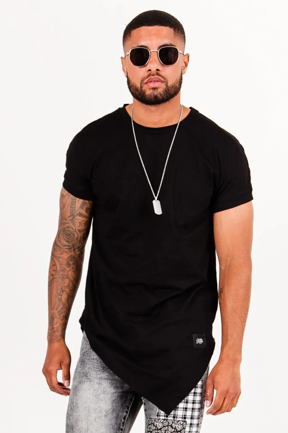 Homme Sixth June Hauts | T-Shirt Large Pointe Noir