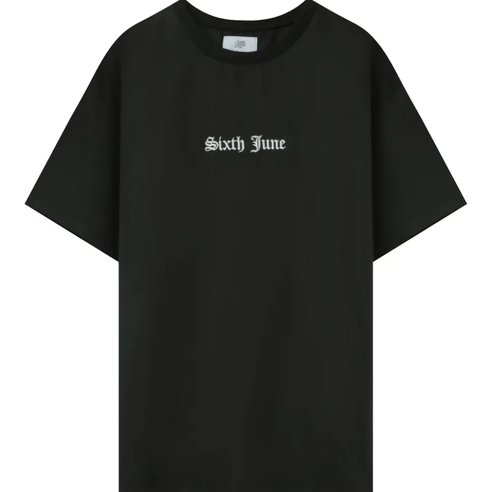 tshirt_oversize_gothique_noir_5.webp Homme Sixth June Hauts | T-Shirt Oversize Gothique Noir