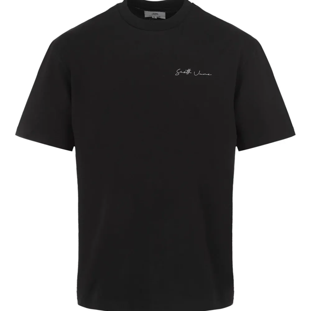 tshirt_signature_arriere_noir_6.webp Homme Sixth June Hauts | T-Shirt Signature Arriere Noir