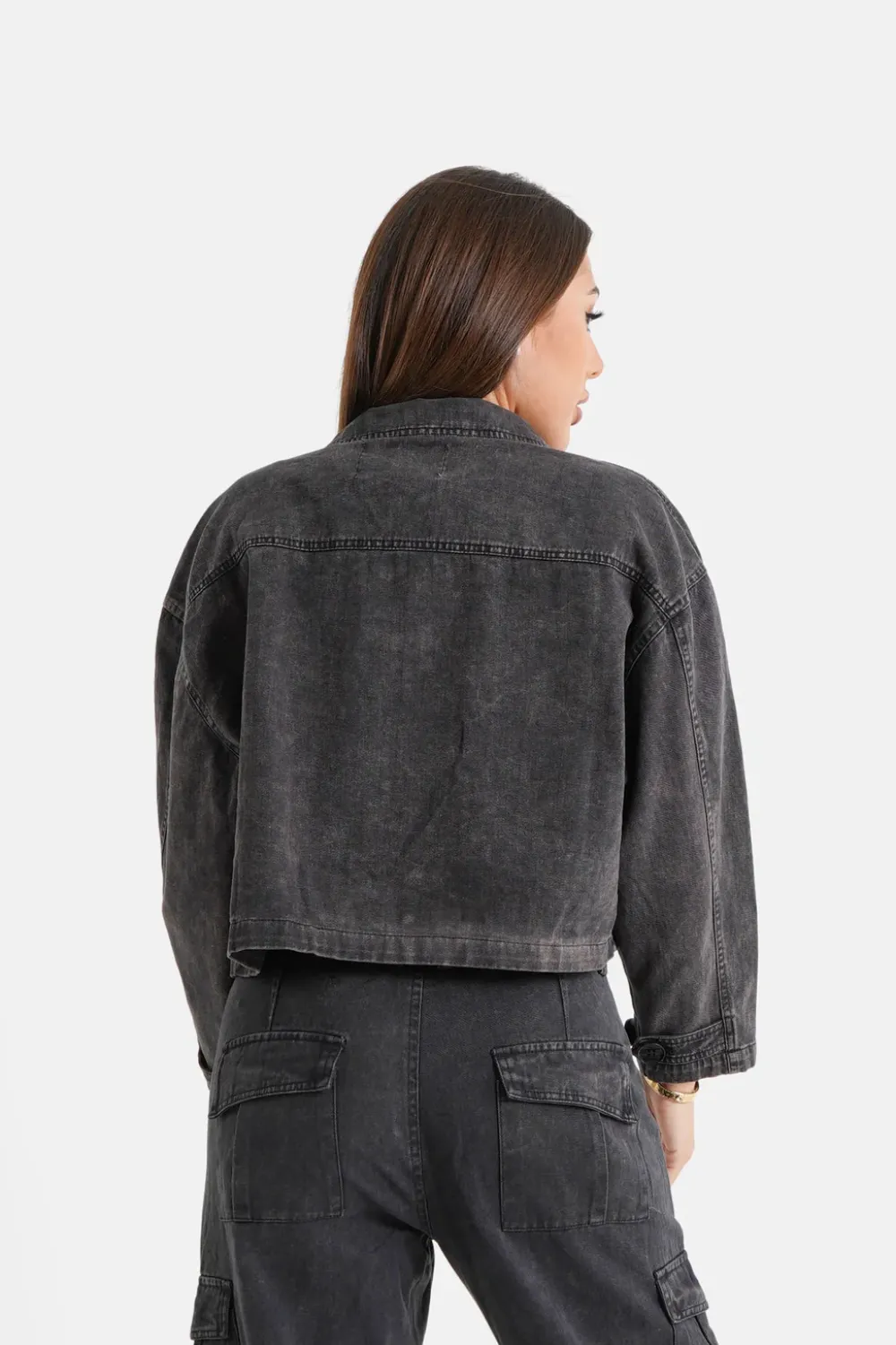 veste_delavee_poches_noir_4.webp Femme Sixth June Manteaux | Veste Delavee Poches Noir