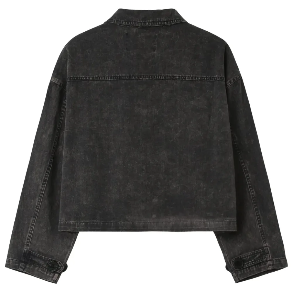 veste_delavee_poches_noir_6.webp Femme Sixth June Manteaux | Veste Delavee Poches Noir